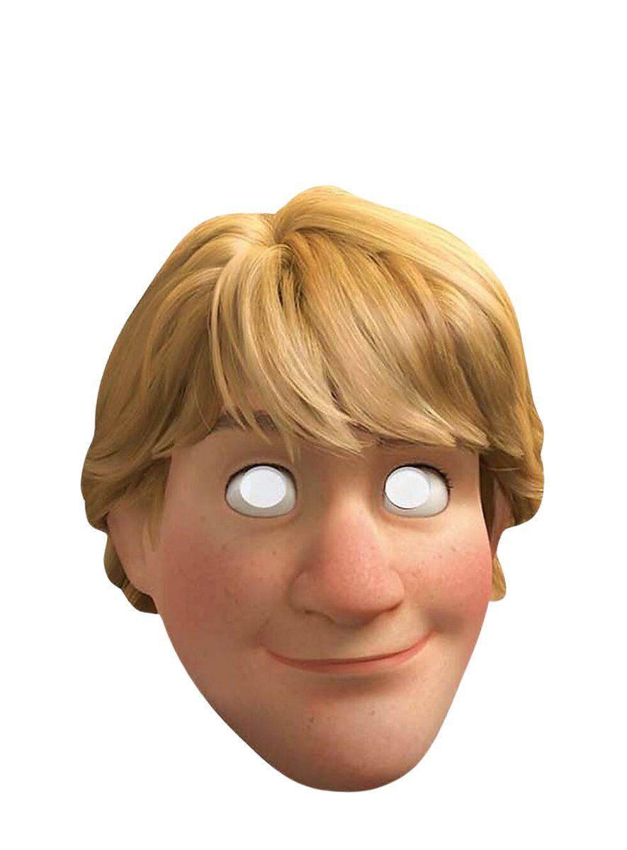 Rubie´s Verkleidungsmaske Die Eiskönigin Kristoff Pappmaske, Einfache Maske im realistischen Look
