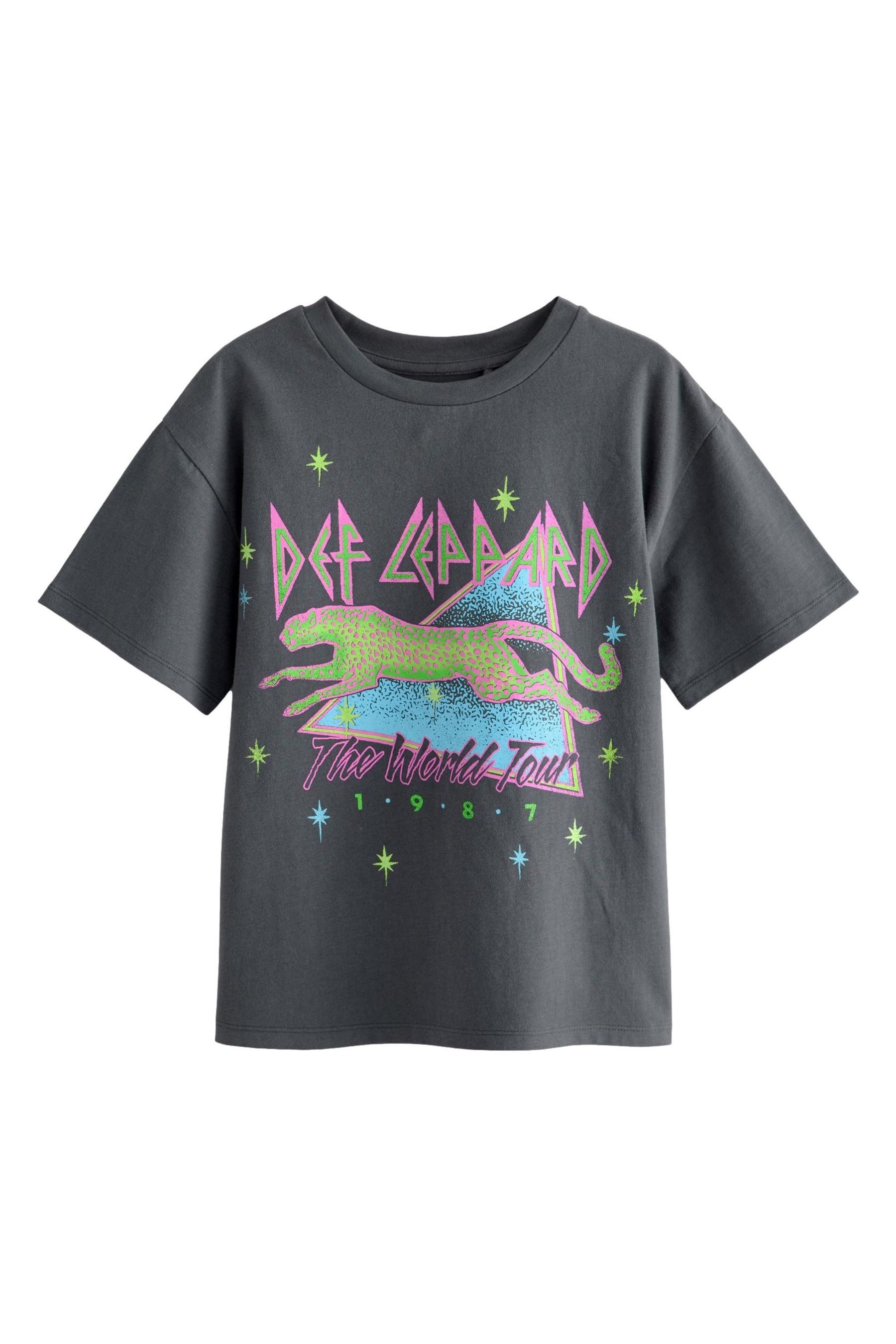 Next T-Shirt Offizielles Band-T-Shirt Def Leppard günstig online kaufen