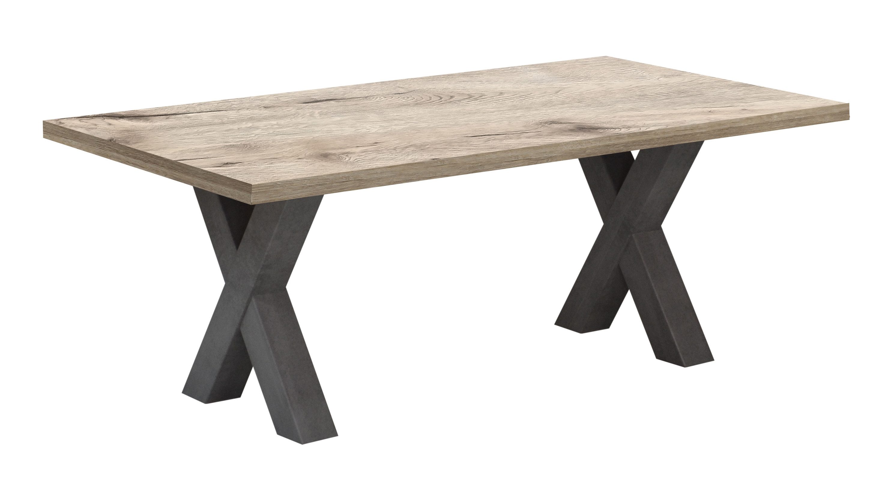Mäusbacher Couchtisch in graphit / sandeiche (BxHxT: 120x47x70 cm)