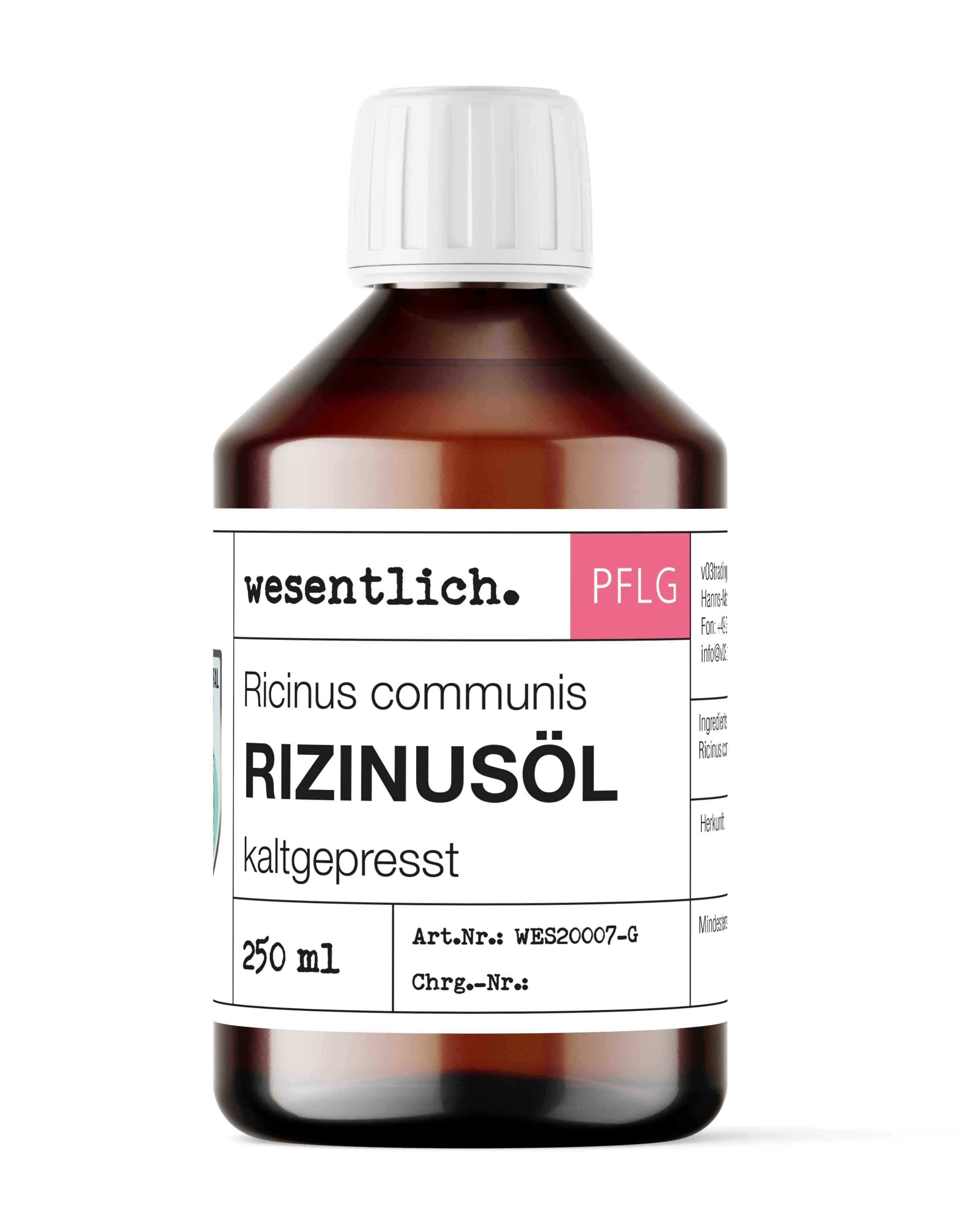 wesentlich. Körperöl Rizinusöl kaltgepresst 250ml