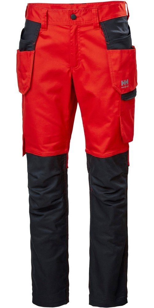 Helly Hansen Arbeitshose Manchester Cons Alert Pant Red/Ebony