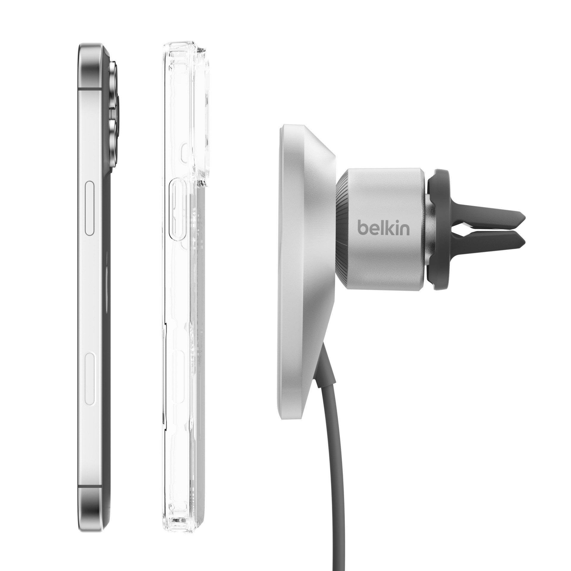 Belkin BoostCharge Magnetisches Kfz-Ladegerät Qi2, ohne Netzteil Wireless Charger – Bild 5 von 5