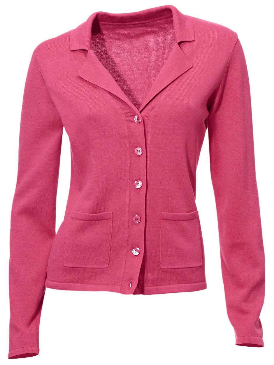 heine Strickjacke Feinstrickjacke Langarm Feinstrick