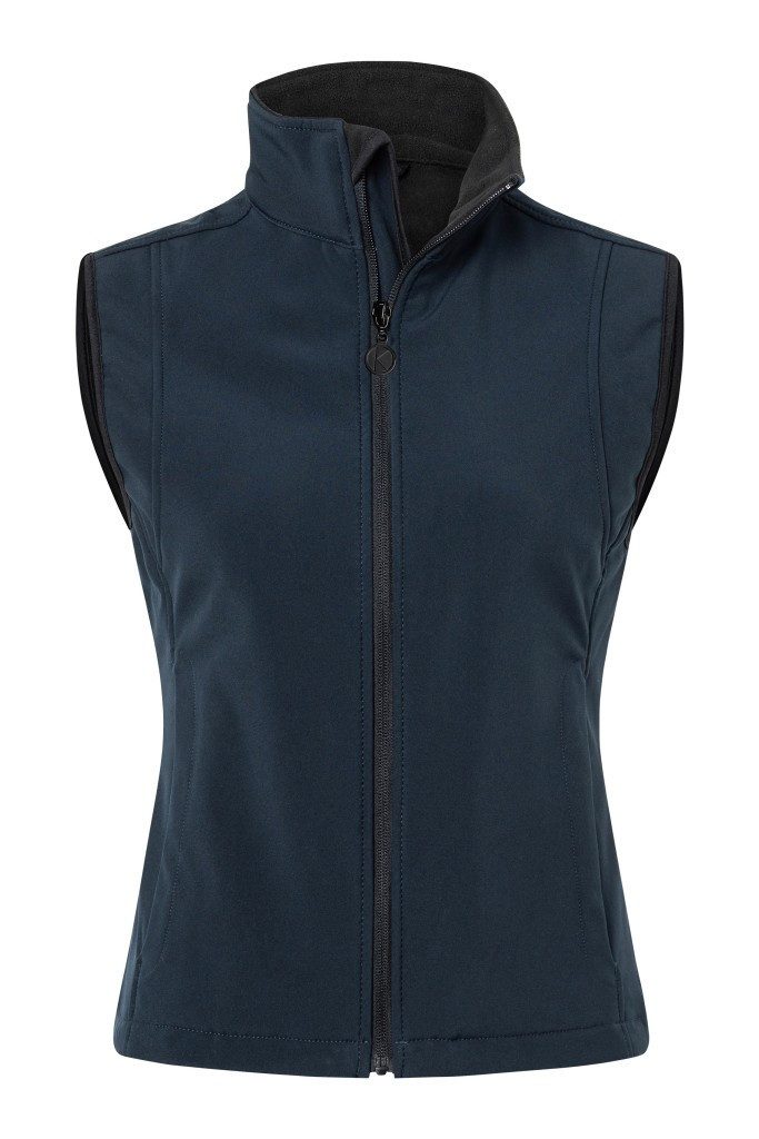 Karlowsky Fashion Softshellweste KARLOWSKY Damen Softshellweste CLASSIC Zipper Modern-Fit Marine