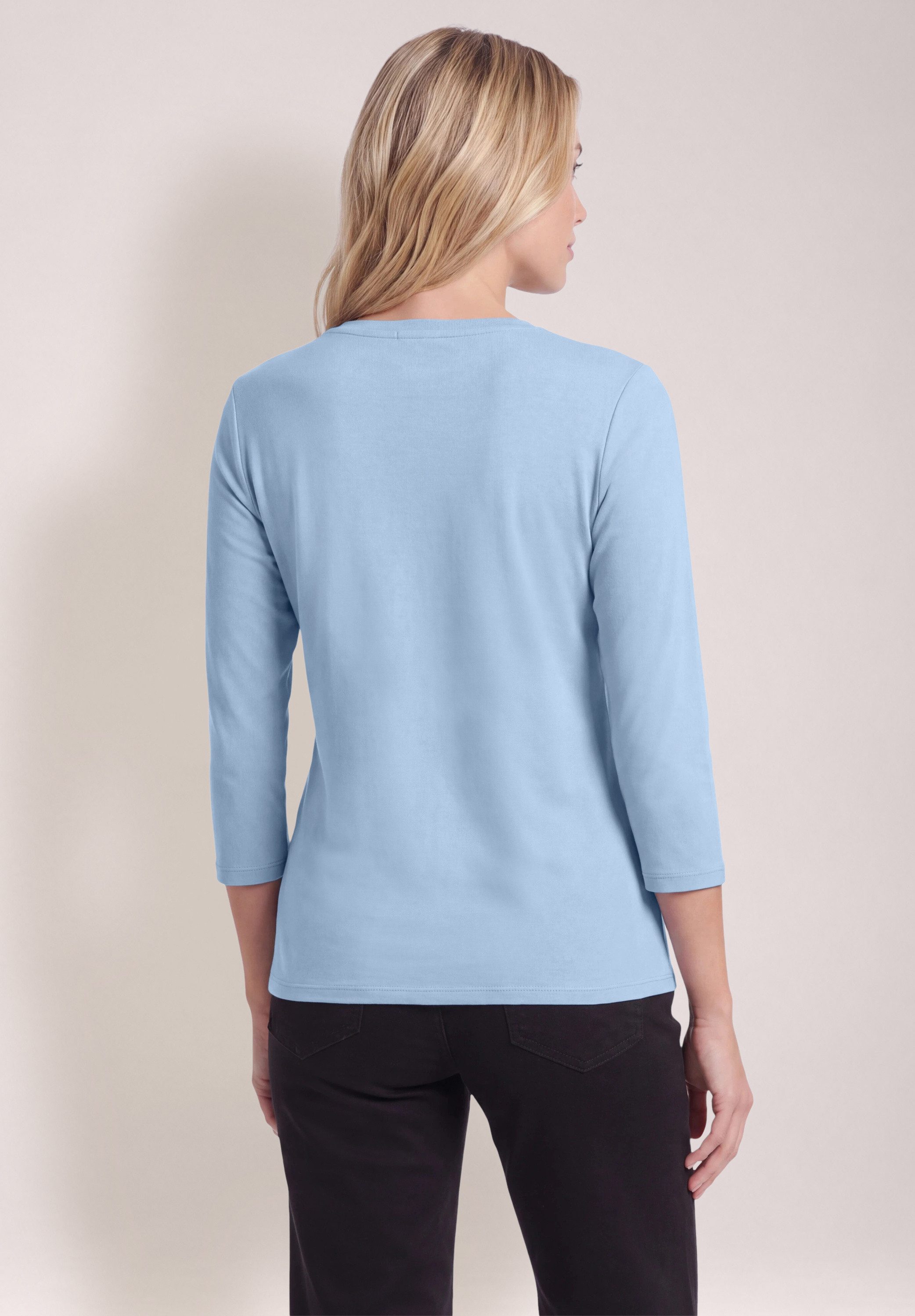 CECIL V-Shirt aus reiner Baumwolle – Bild 2 von 5