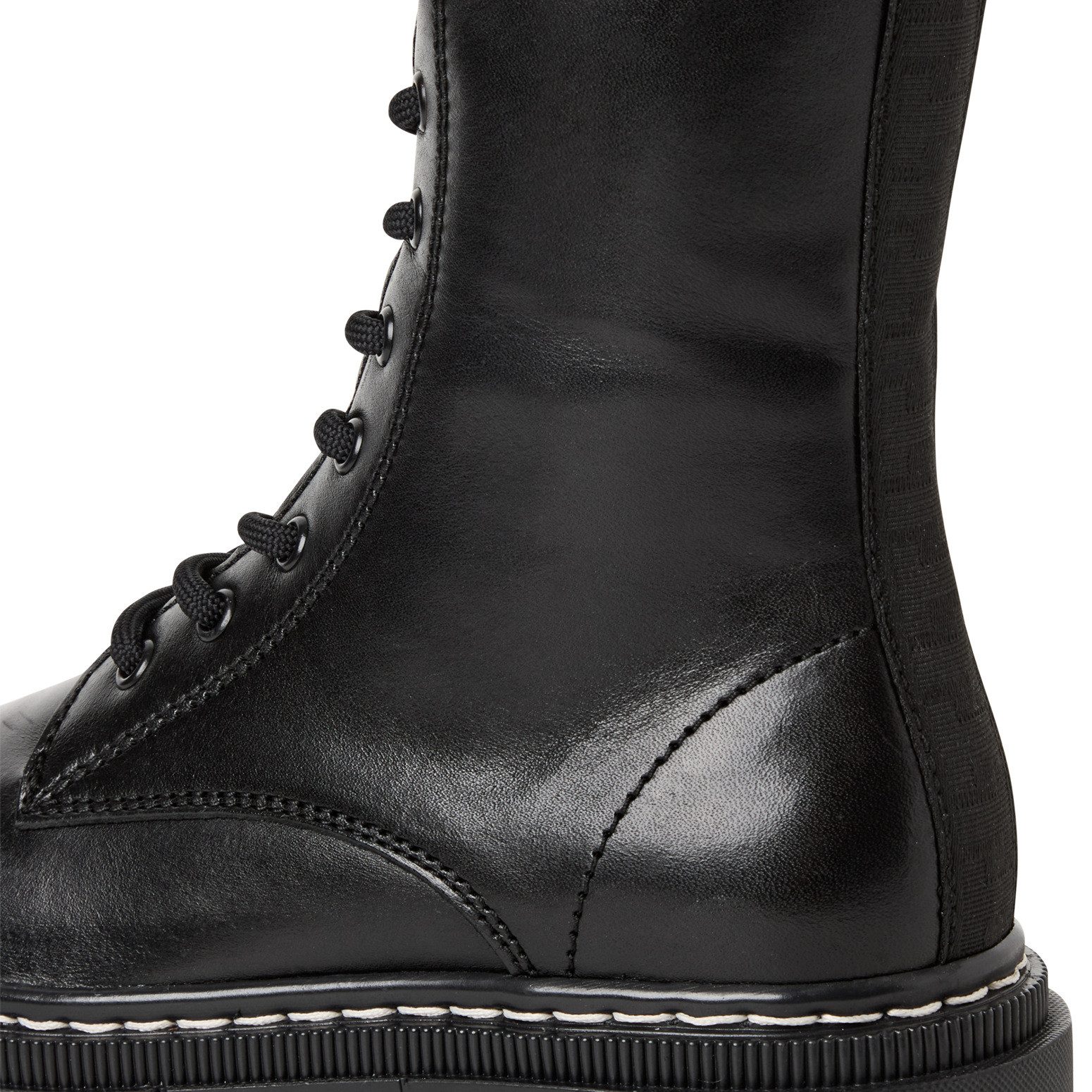 Tamaris Schnürstiefelette Schnürboots mit Logoprägung am Schaft, Stiefelette mit Reißverschluss