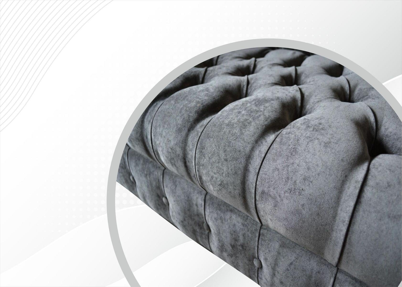 185 cm Sitzer Chesterfield-Sofa, Sofa Couch Chesterfield 2 JVmoebel Design