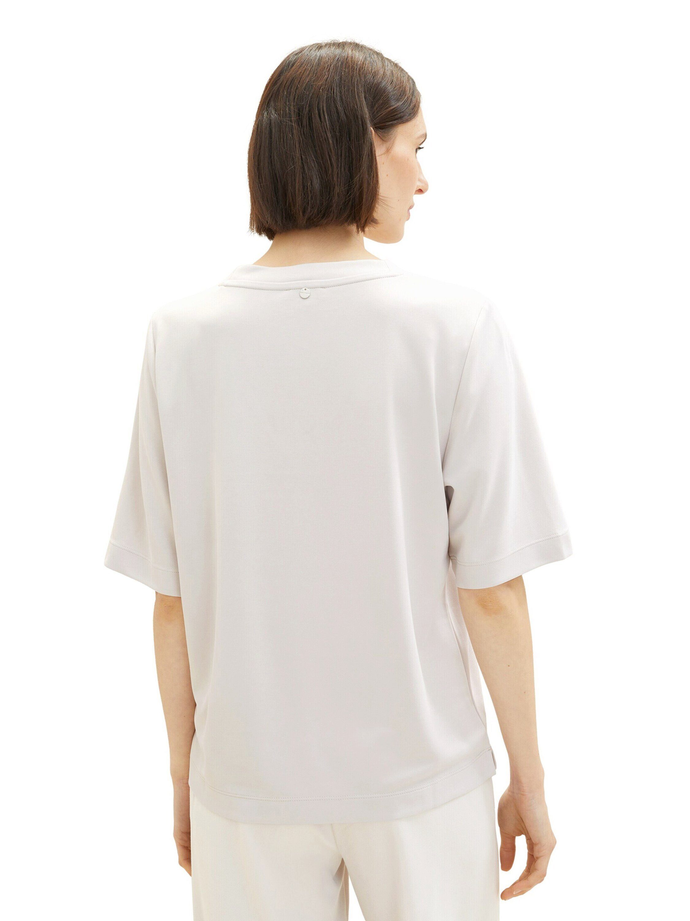 TAILOR Plain/ohne T-Shirt (1-tlg) Details TOM