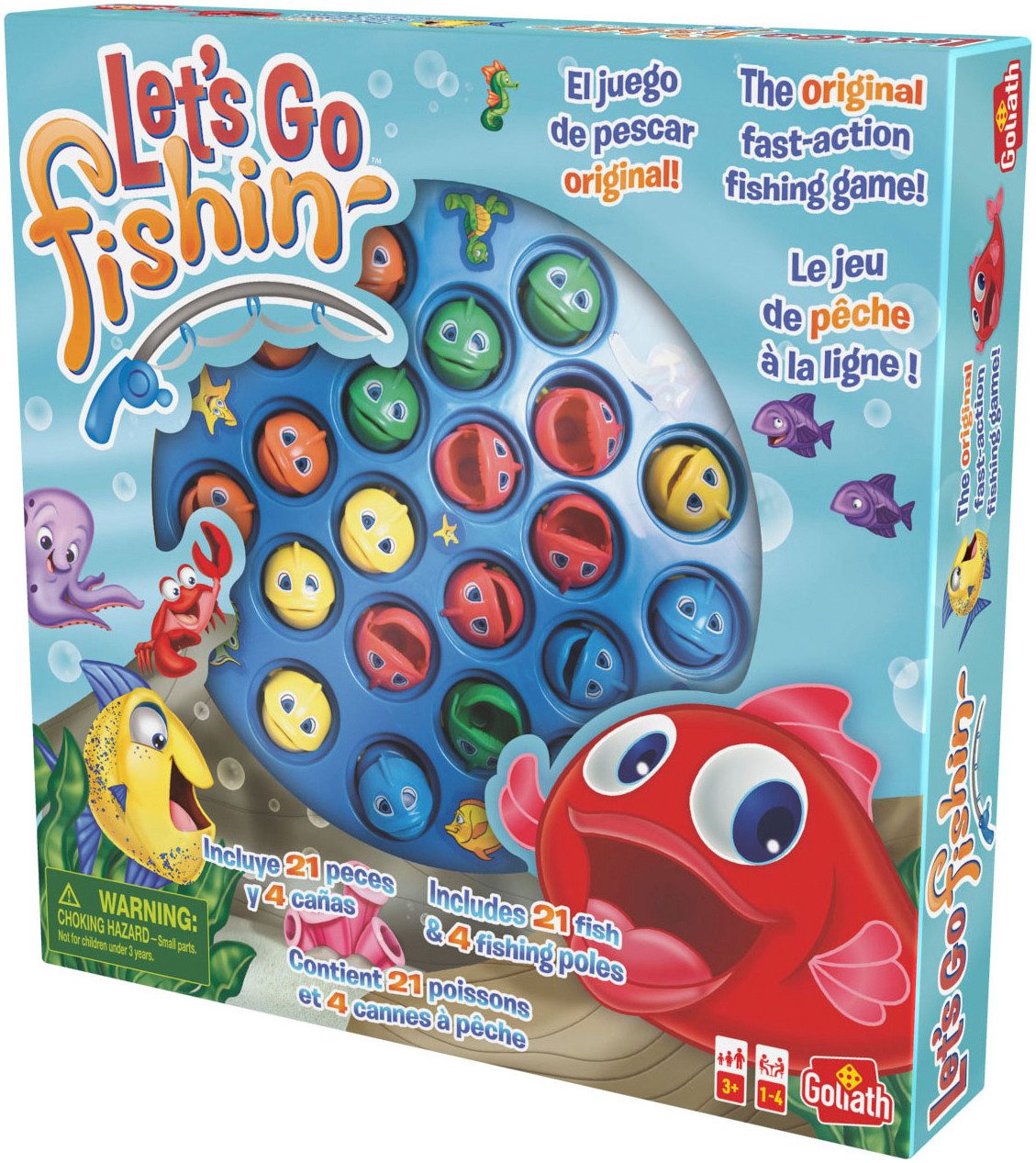 Goliath® Spiel Angelspiel Lets go Fishin', Kinderspiel