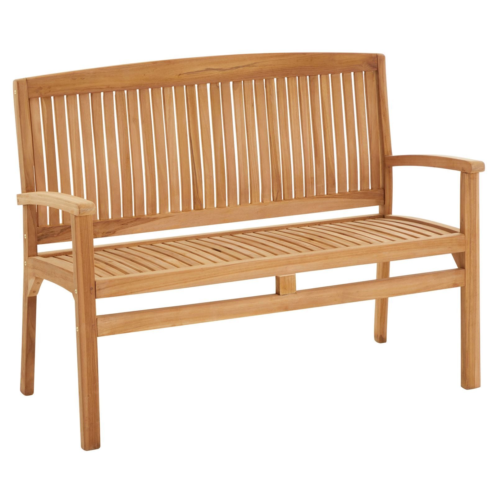 CARO-Möbel Gartenbank SARTI, Gartenbank Holzbank Outdoor günstig online kaufen