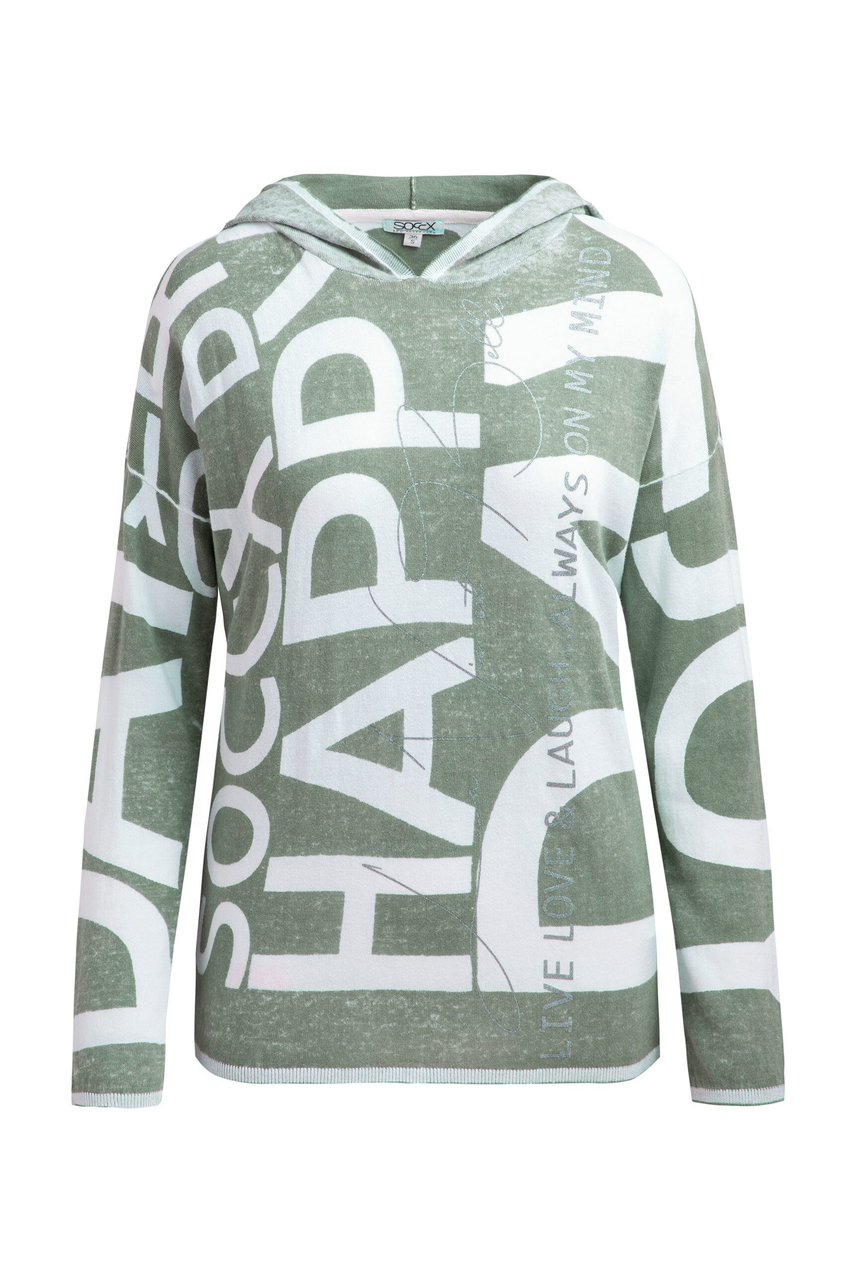 SOCCX Kapuzenpullover aus Feinstrick günstig online kaufen