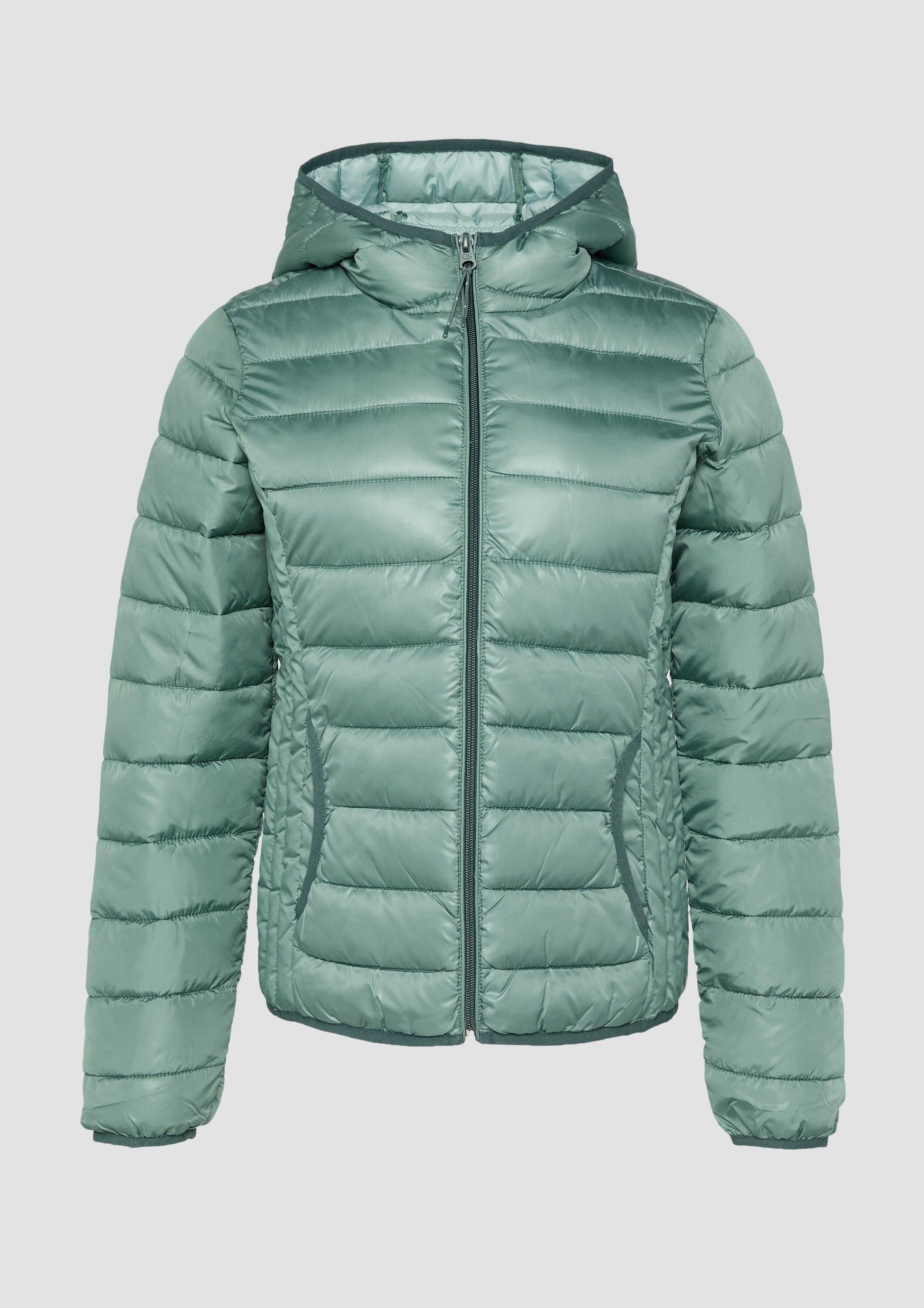 QS Winterjacke Outdoor-Jacke Gesteppte Outdoor-Jacke mit Kapuze