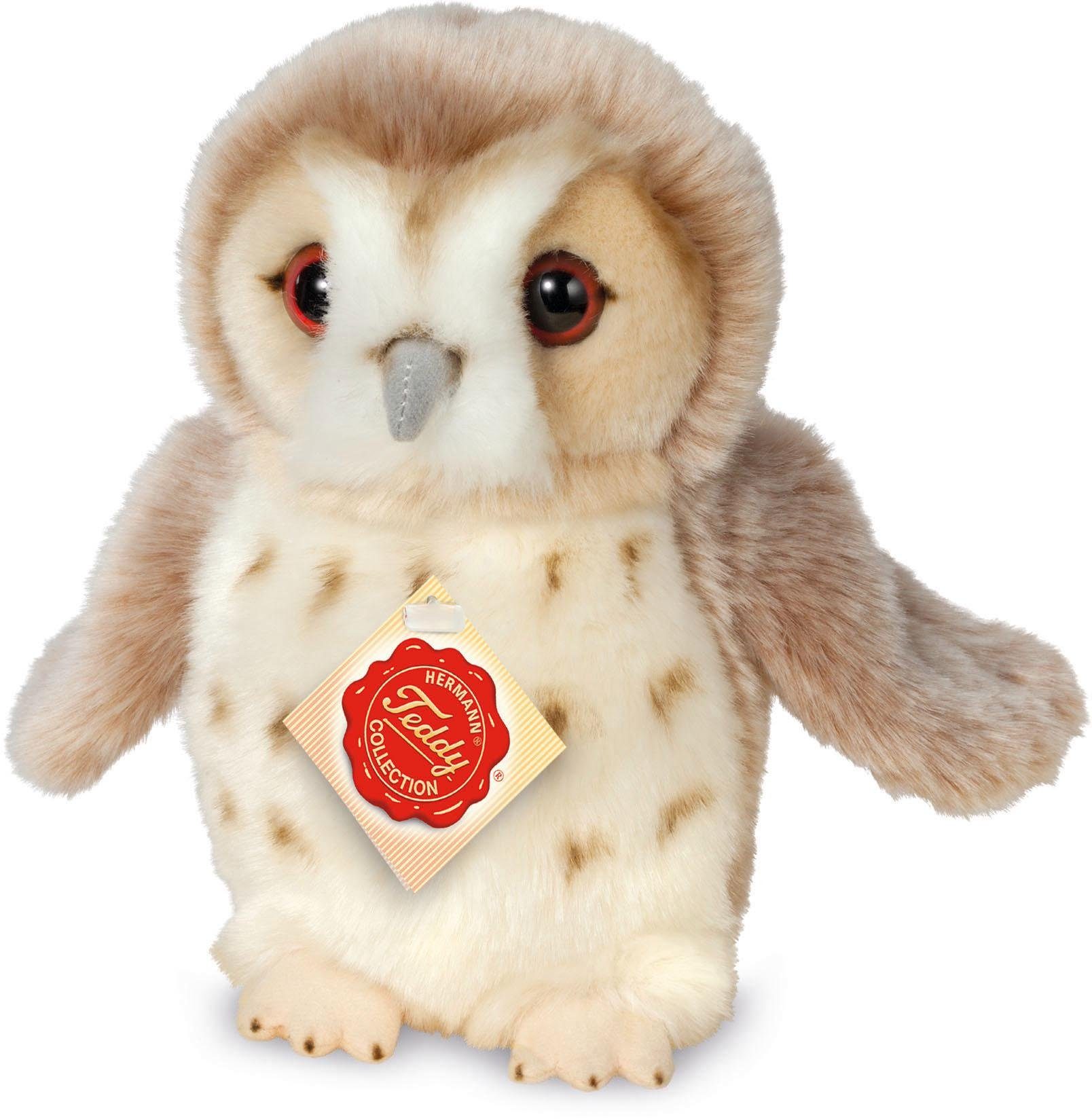 Teddy Hermann® Kuscheltier Eule, 20 cm, zum Teil aus recyceltem Material