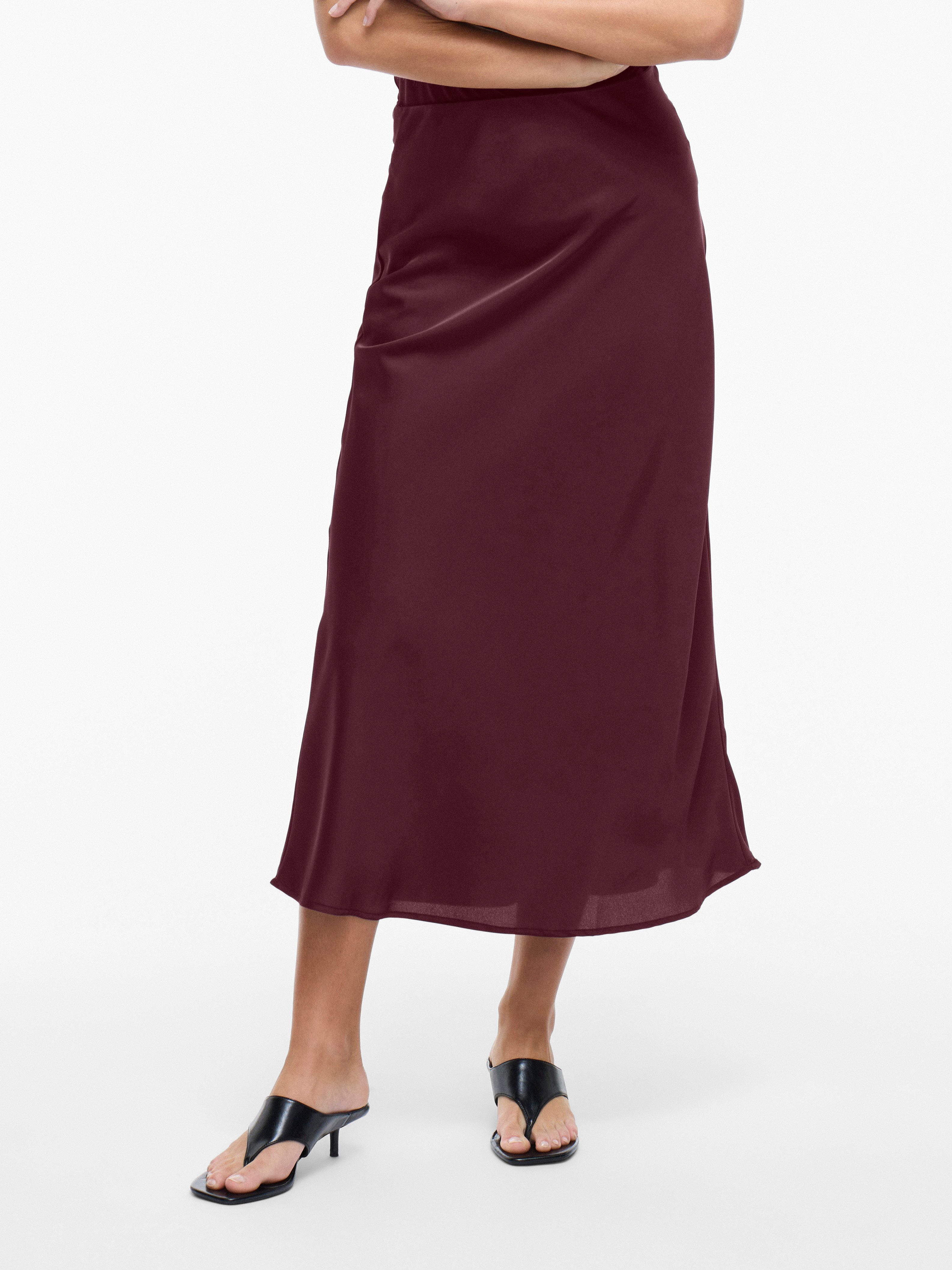 Vila Maxirock VIELLETTE HW LONG SKIRT günstig online kaufen