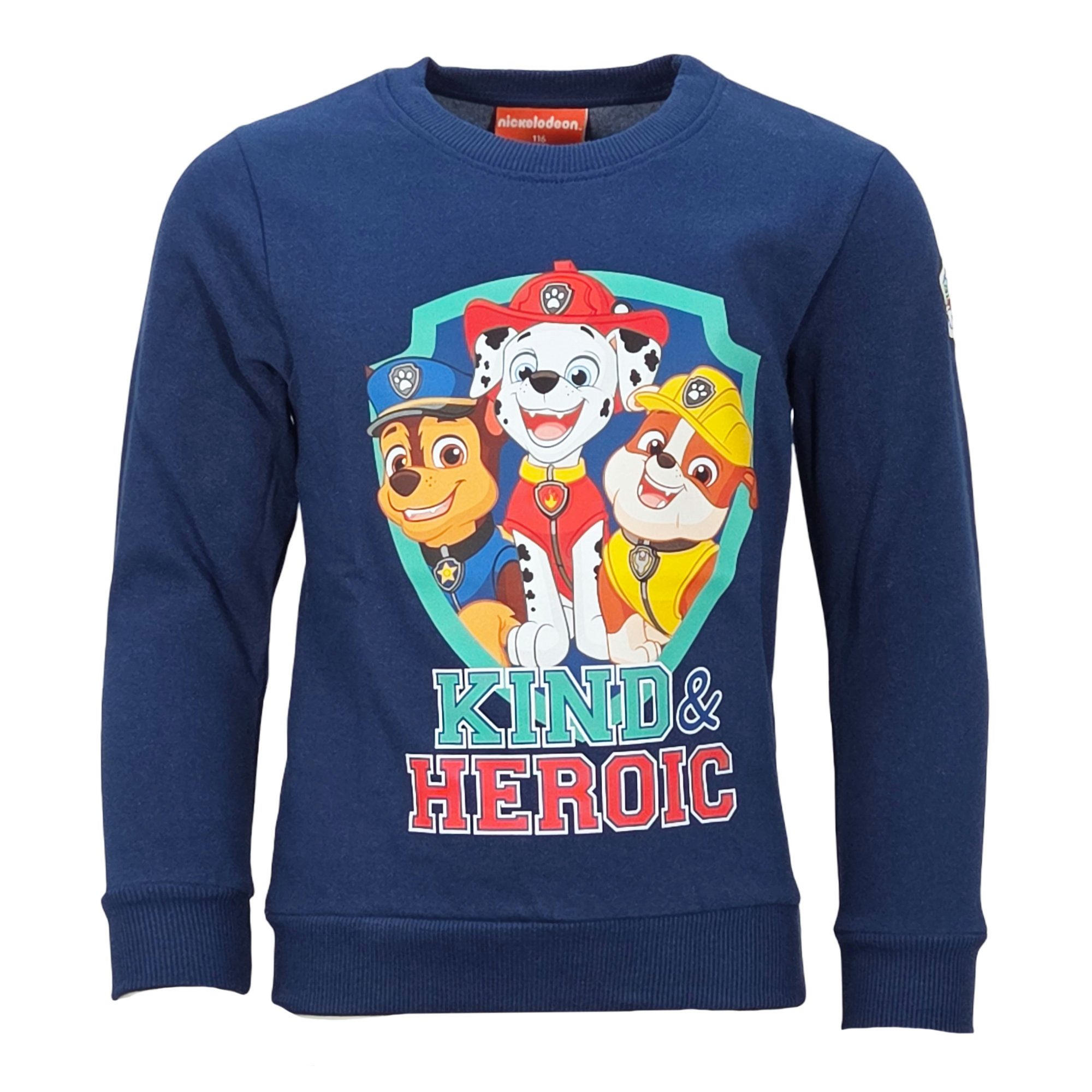 Sweater Paw Patrol Chase Rubble Kinder Jungen Pullover Pulli Sweater