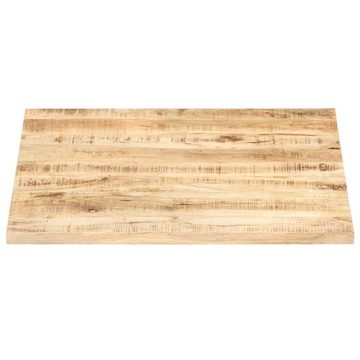 vidaXL Tischplatte Tischplatte Massivholz Mango 25-27 mm 70x70 cm (1 St)