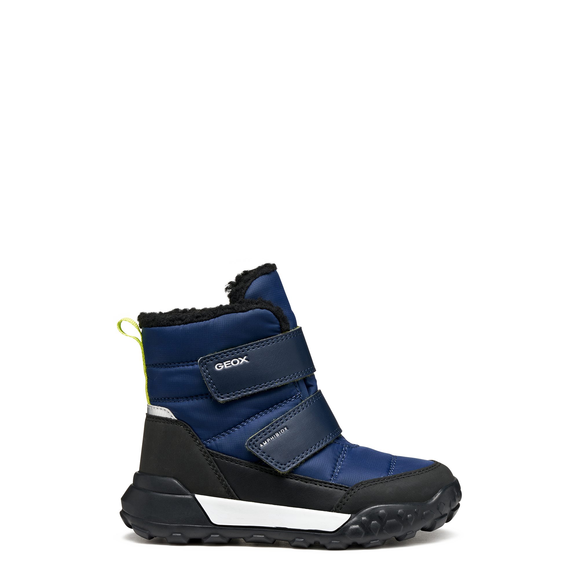Geox GEOX TREKKYUP, Warmfutter, Blau, kombiniert, Kinder Winterstiefel