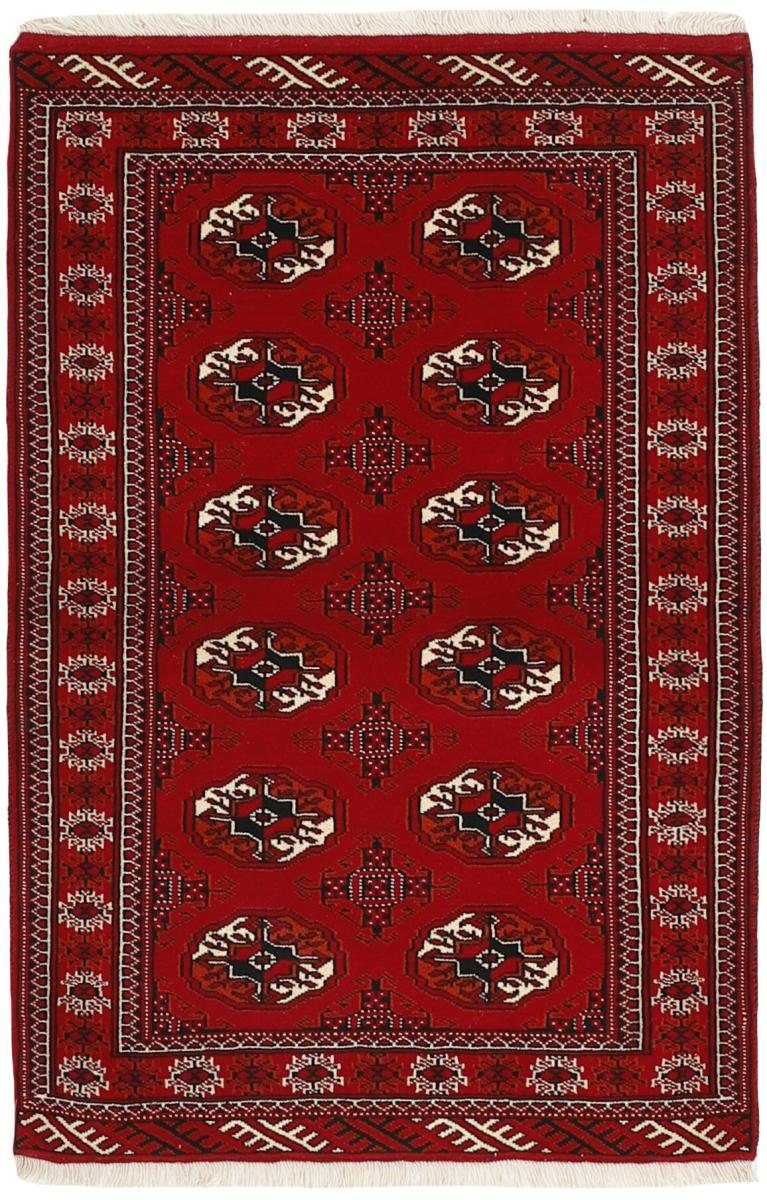 Turkaman / Orientteppich Orientteppich Trading, Handgeknüpfter mm 96x146 rechteckig, Perserteppich, 6 Höhe: Nain