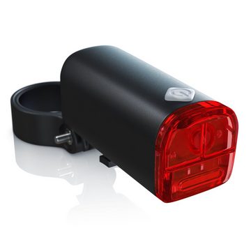 Aplic Fahrradbeleuchtung, StVZO zugelassenes LED Fahrradlampen Set Front + Rücklicht / Helle LED mit 20 Lux