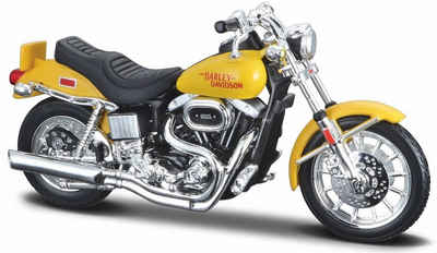 Maisto® Modellmotorrad Modellmotorrad - HD Serie 38 "1977 FXS Low Rider", Maßstab 1:18, detailliertes Modell