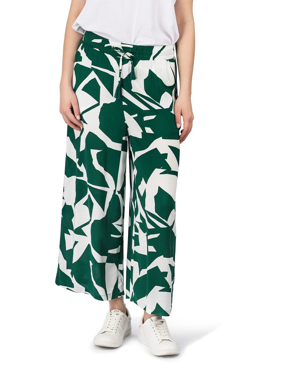 DENIMFY Chinohose Damen Hose DFKate Loose Fit Sommer Freizeithose mit Taschen