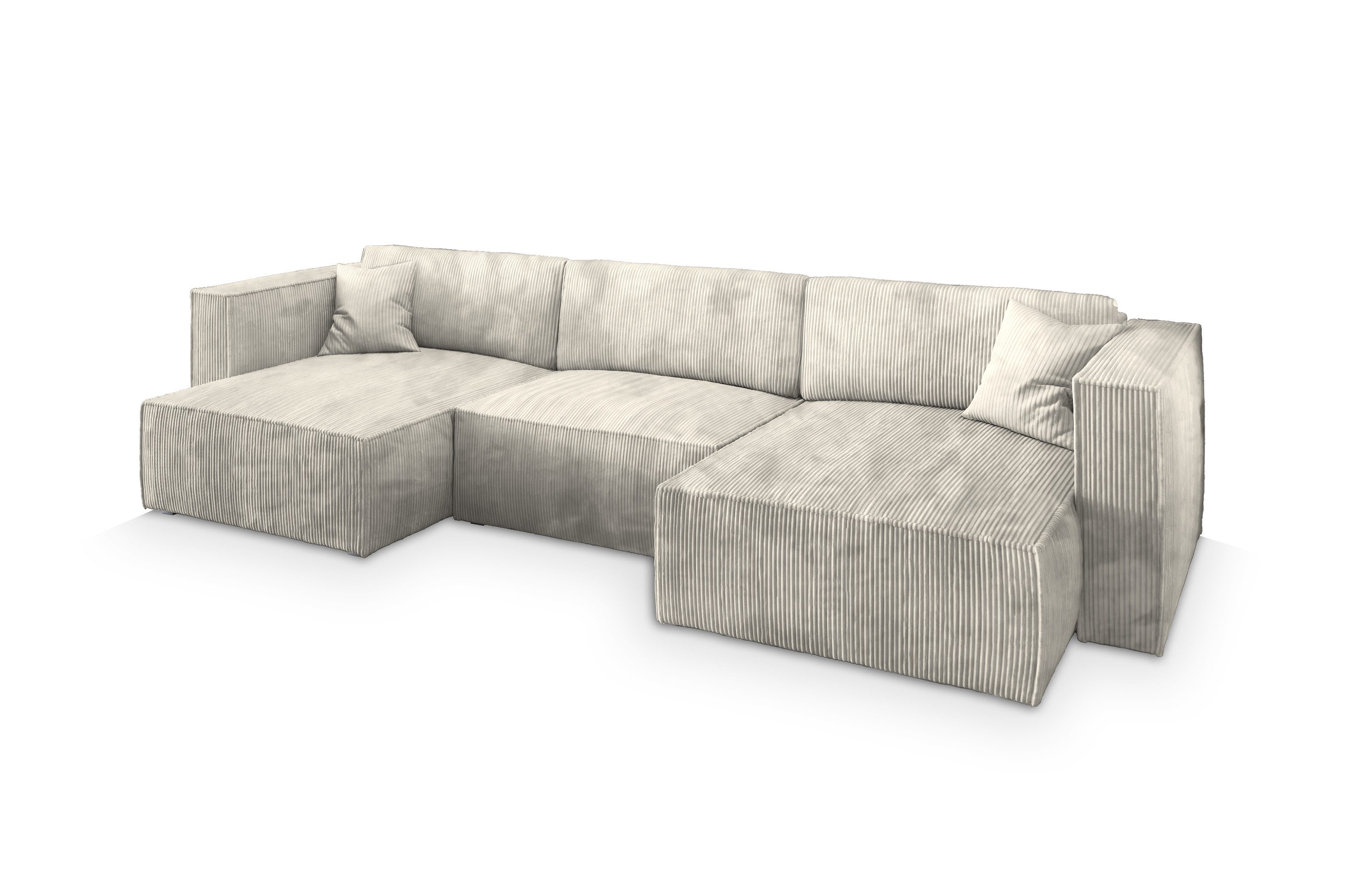 Masseno Ecksofa SARMO mit Schlaffunktion U-Form, günstig online kaufen