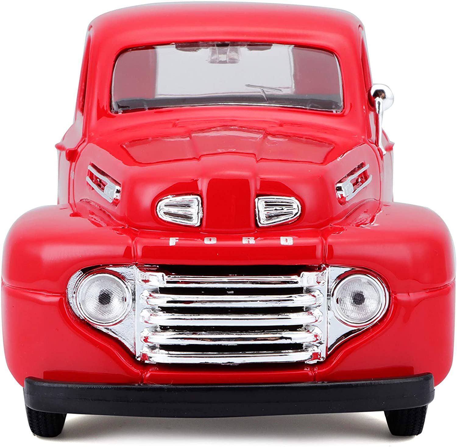 Maisto® Modellauto Ford F1 Pick-Up '48 (rot), Maßstab 1:25, detailliertes Modell