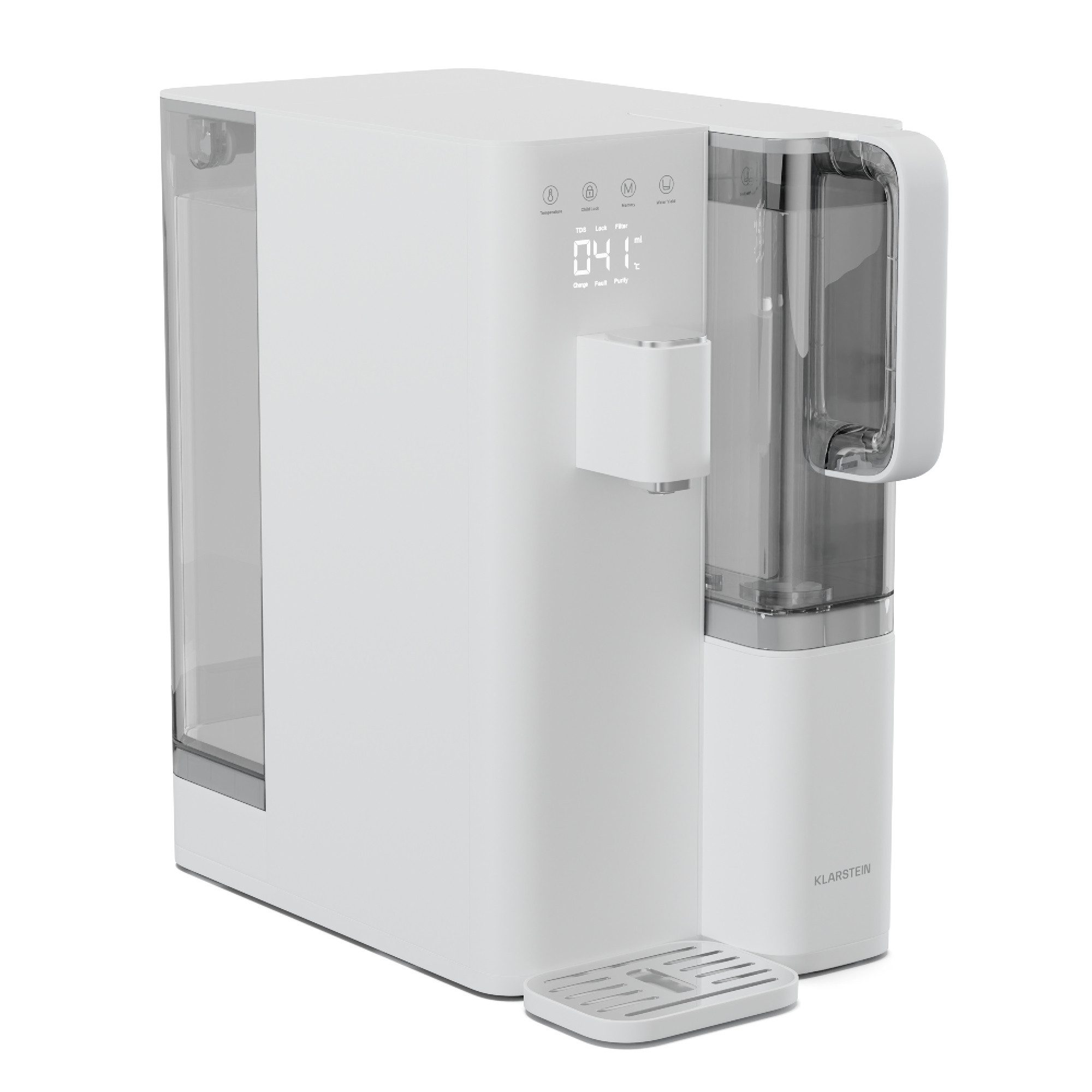 Klarstein Wasserfilter VitalPour, Zubehör für VitalPour, Wasseraufbereiter 5 L Touch-Panel 5-stufige Filtration