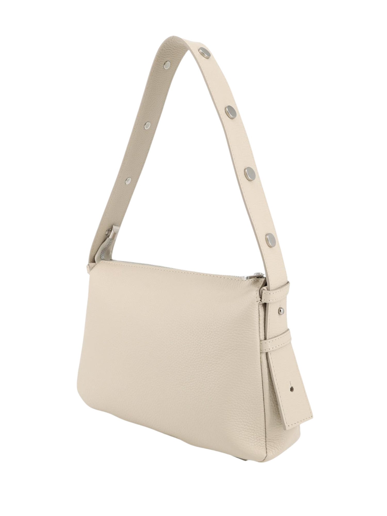 BRISE TASCHE Schultertasche Damen Schultertasche aus Echtleder – Verstellbarer Schulterriemen, 100 % Echtleder, zeitloses Design, italienische Handwerkskunst
