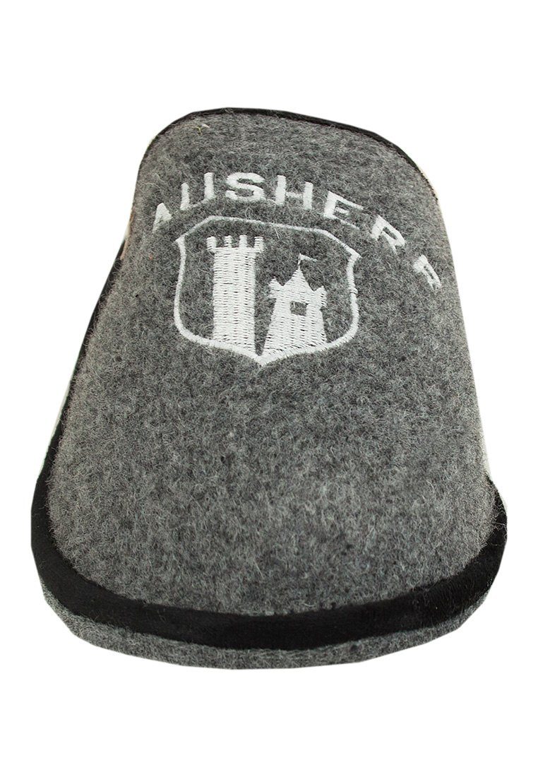Adelheid Lebenskünstlerin Felt Slippers - Appreciation - A Gift for Special People - Made in Portugal, gray, 35/36 UK