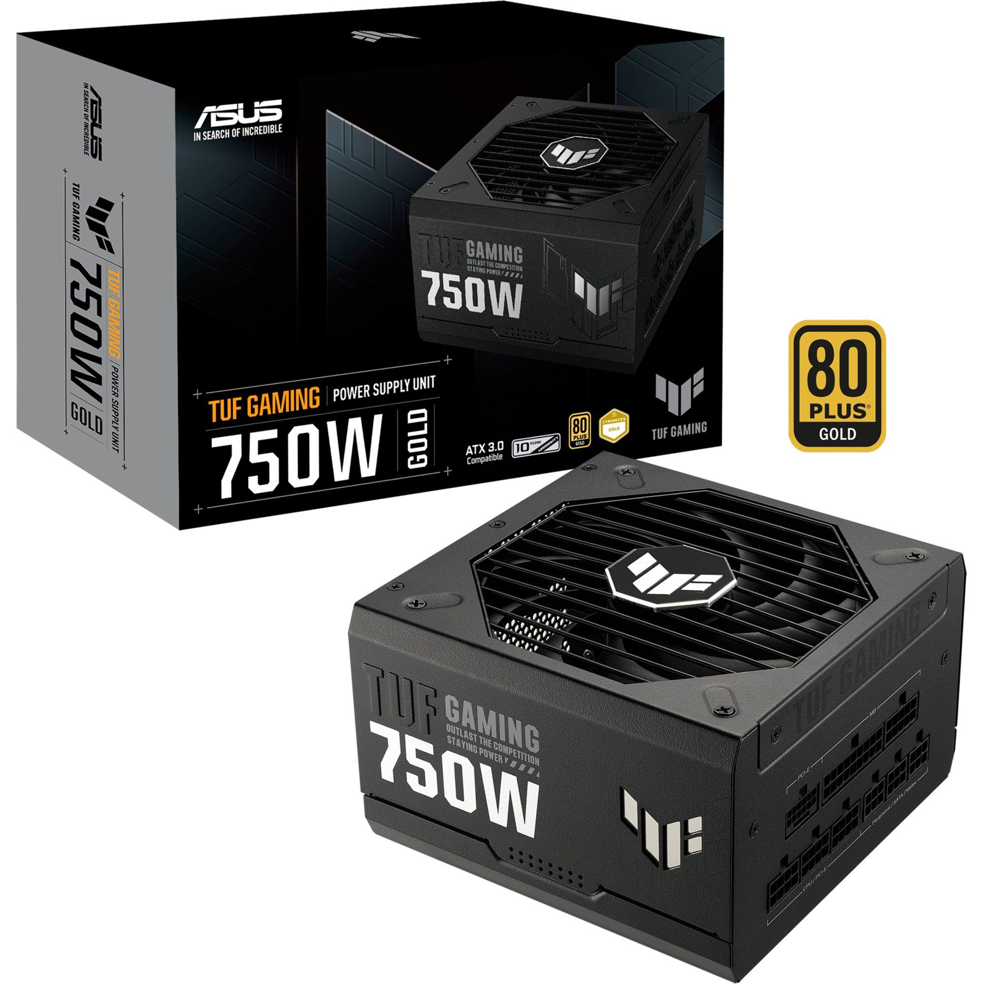 Asus »TUF Gaming 750W Gold, 4x PCIe, Kabel-Management« PC-Netzteil