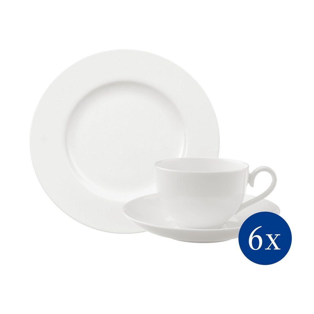 Villeroy & Boch Kaffeeservice Royal Kaffeeservice 18-teilig (18-tlg), 6 Personen, Porzellan