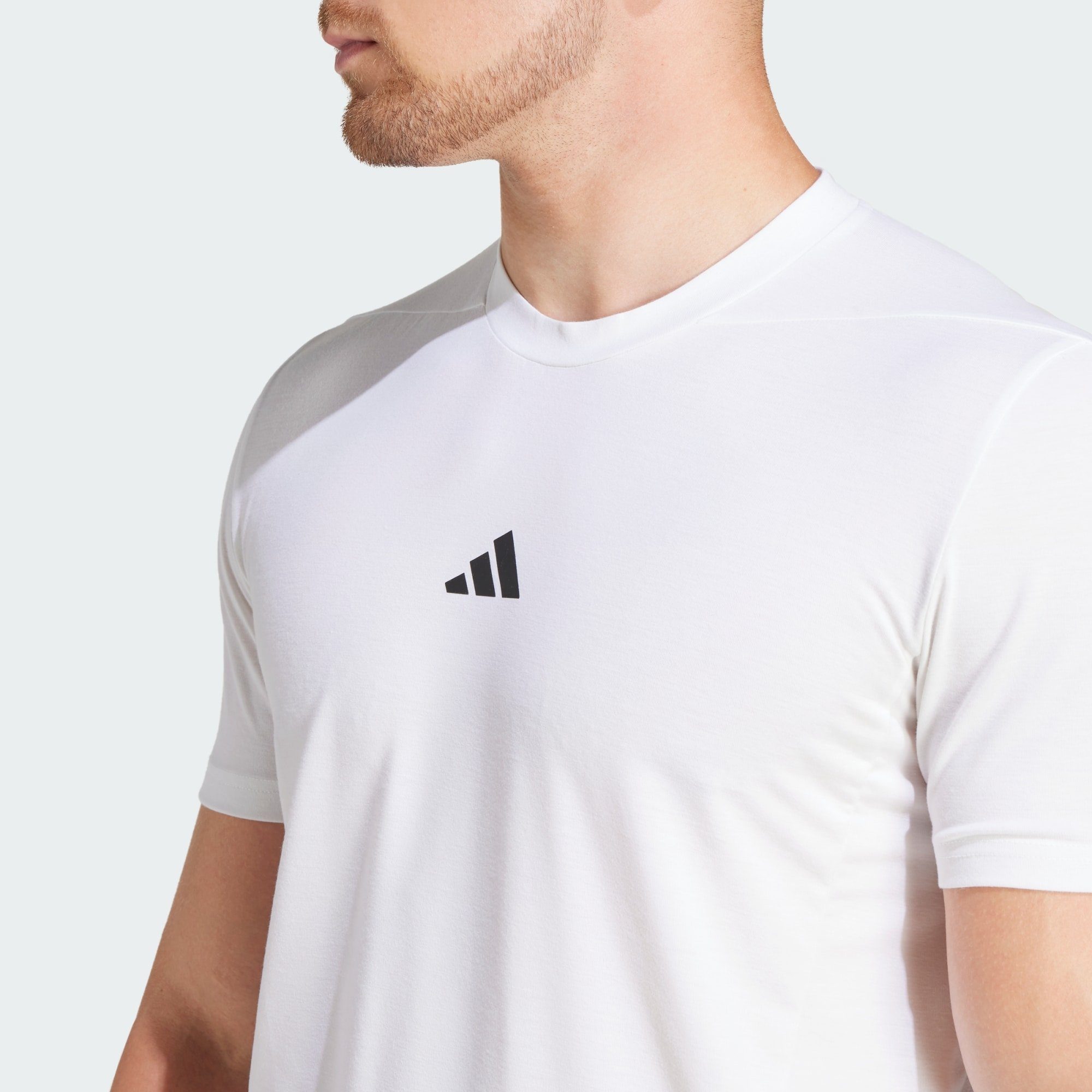 WORKOUT FOR White T-SHIRT Funktionsshirt TRAINING DESIGNED adidas Performance
