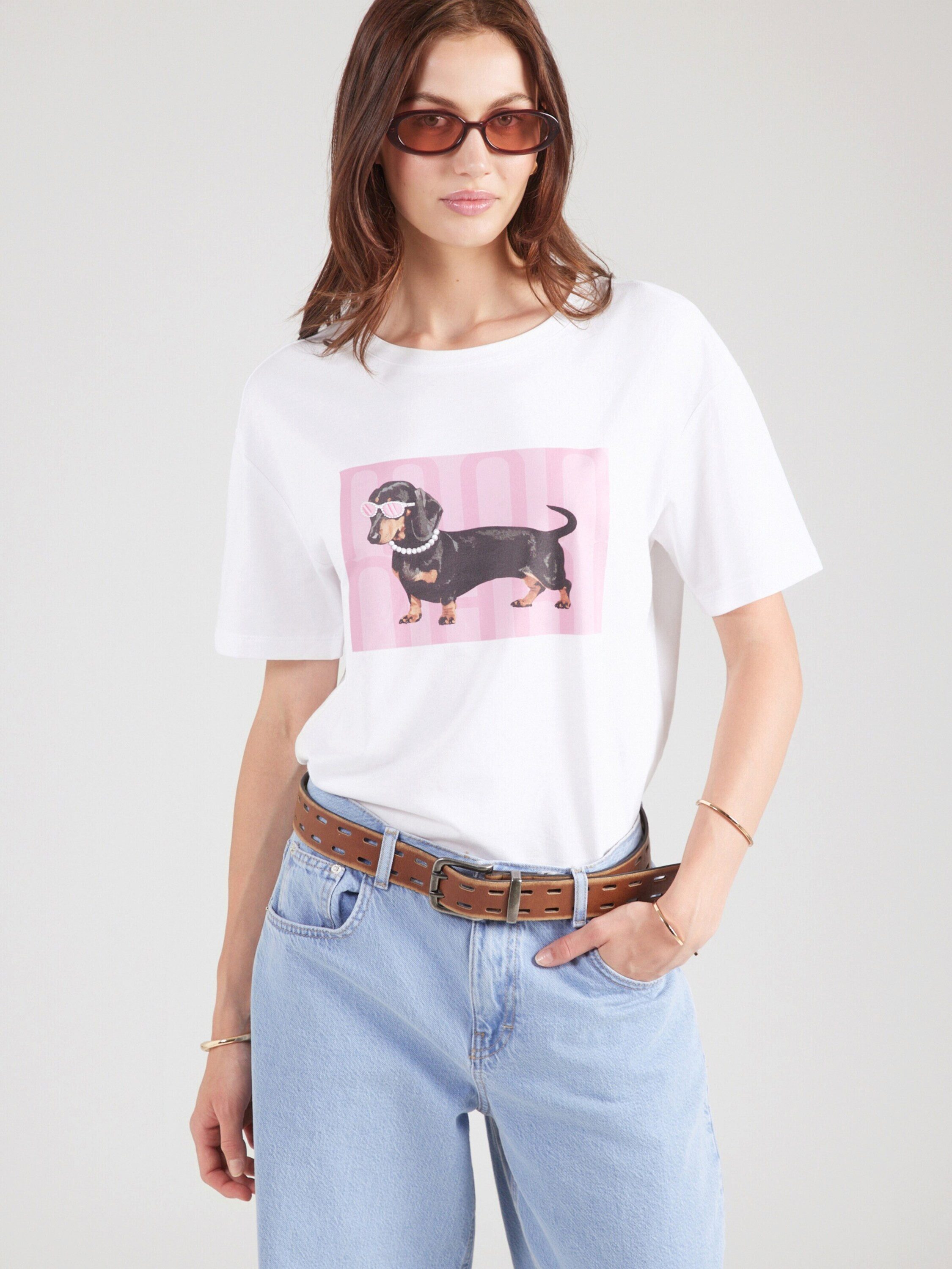 Monari T-Shirt (1-tlg) Plain/ohne Details