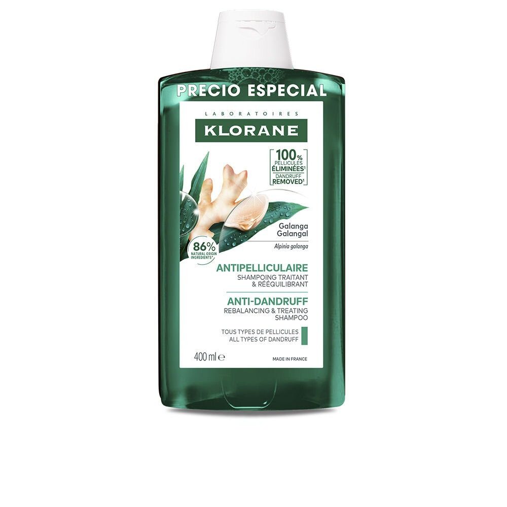 KLORANE Kopfhaut-Pflegeshampoo GALANGA ausgleichendes und pflegendes Antischuppenshampoo 400 ml