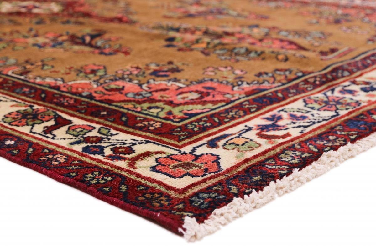 Orientteppich Hamadan Nain Handgeknüpfter Orientteppich Perserteppich, / rechteckig, Höhe: 124x221 8 mm Trading