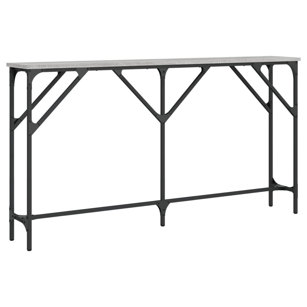 vidaXL Beistelltisch Konsolentisch Grau Sonoma 140x23x75 günstig online kaufen
