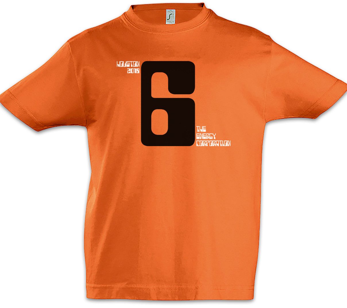 Print-Shirt Houston 6 Kinder T-Shirt Rollerball The Energy Corporation Trikot Game