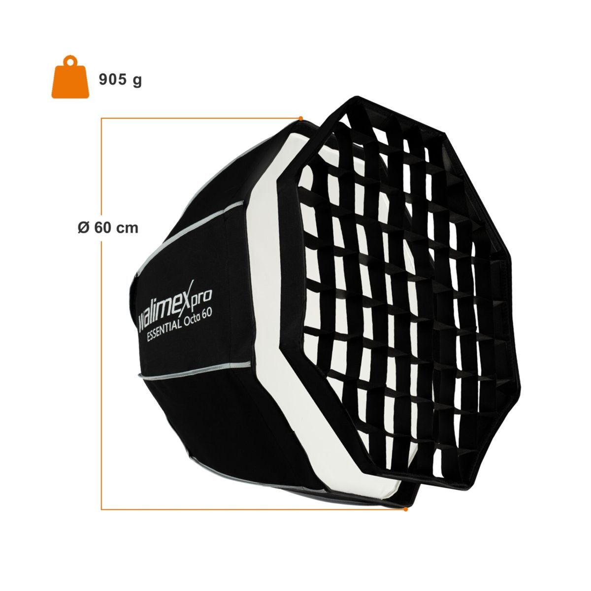 walimex pro Softbox Essential Octa 60 Blitzgerät