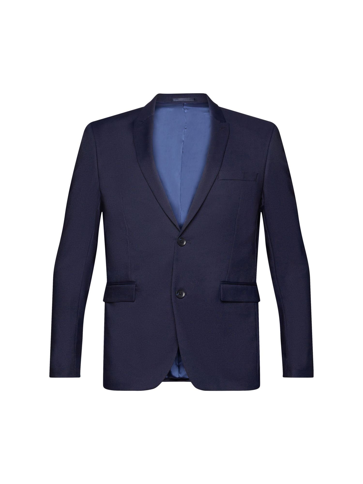 Esprit Collection Anzugsakko Gepunkteter Blazer DARK BLUE | Jackenblazer