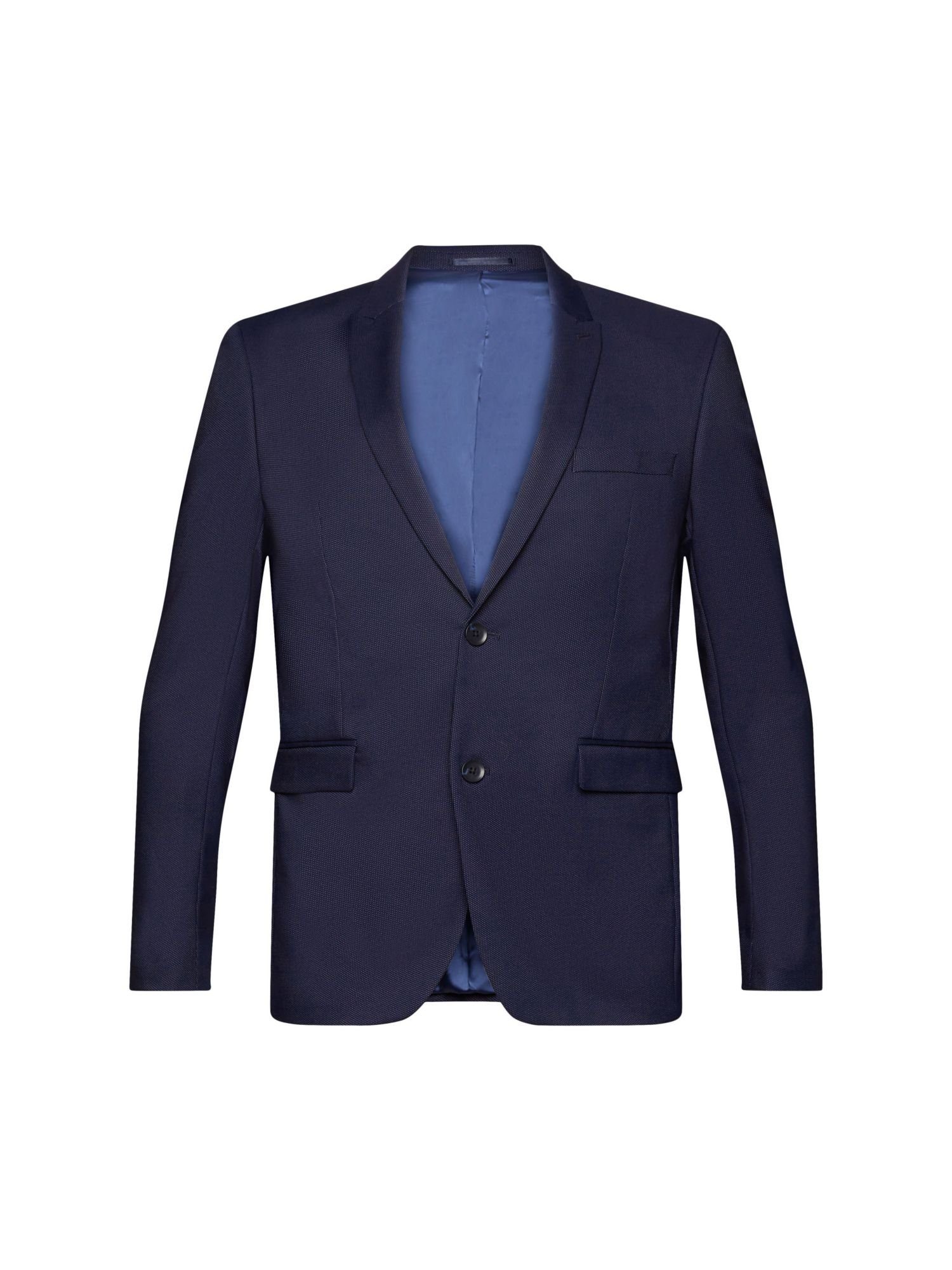 Esprit Collection Anzugsakko Gepunkteter Blazer DARK BLUE