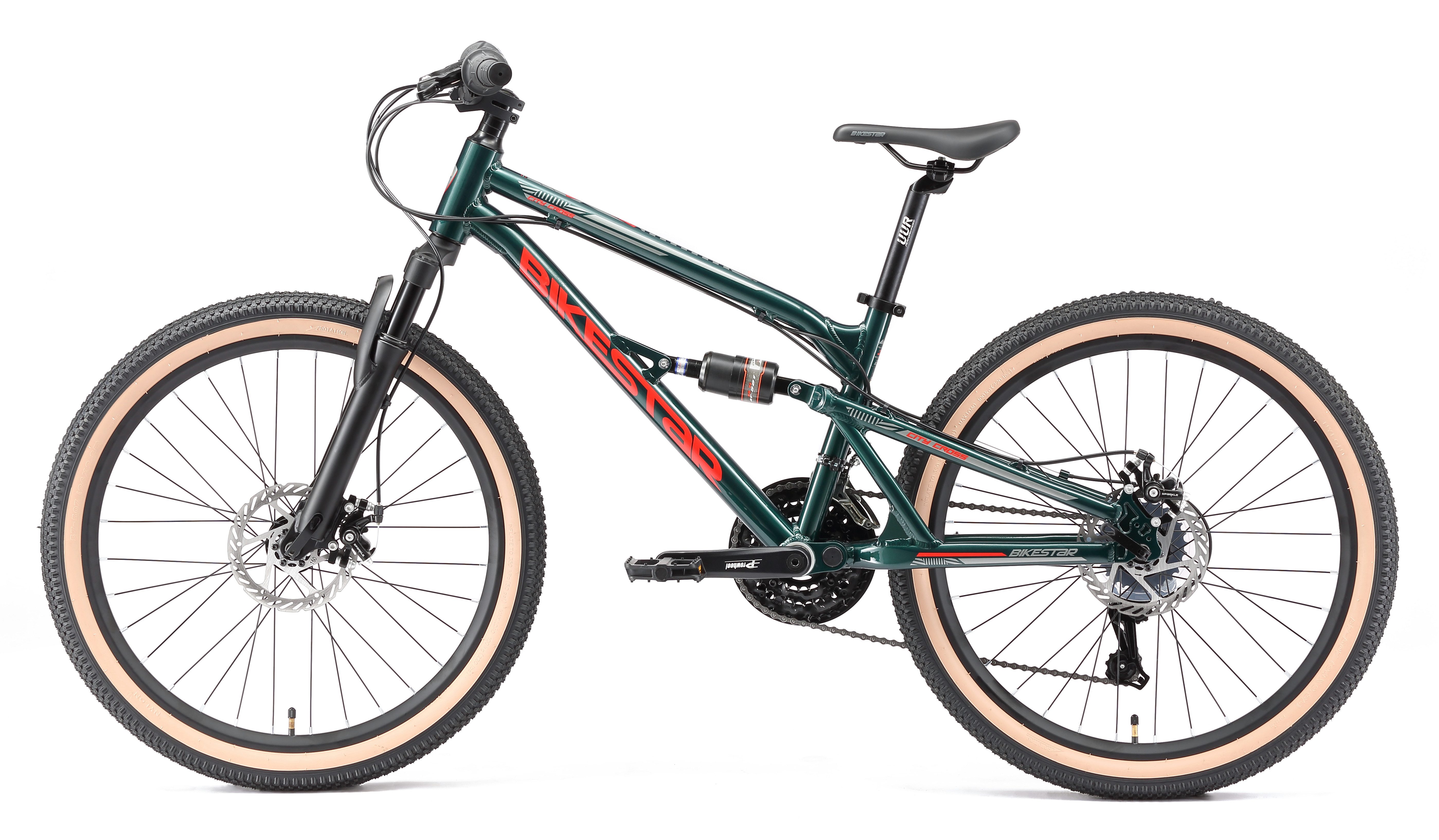 Bikestar Jugendfahrrad, 21 Gang Shimano RD-TY21 Schaltwerk, Kettenschaltung