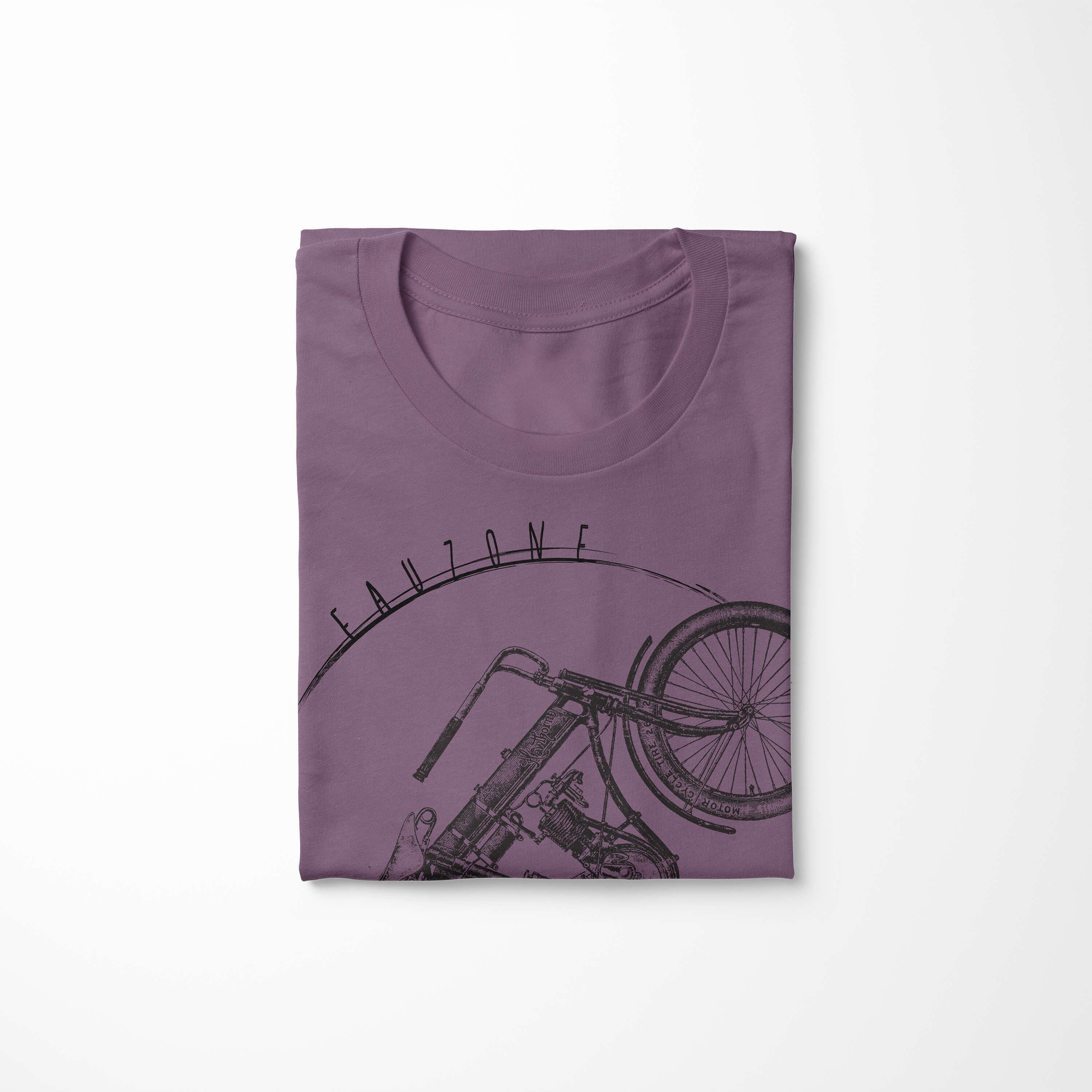 Vintage Motorrad Sinus Herren Art T-Shirt T-Shirt Shiraz