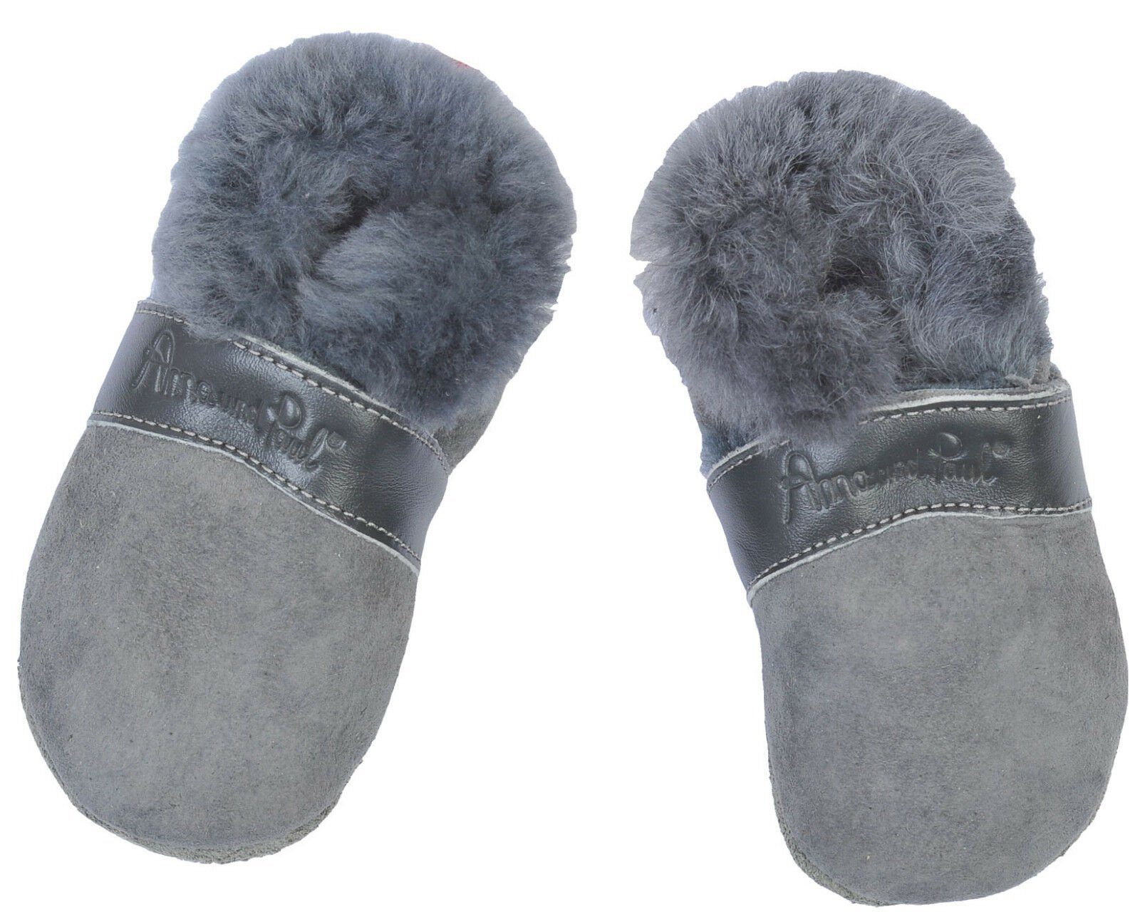 Anna und Paul Anna und Paul Lamm Ledersohle Krabbel- Hausschuhe Lammfell Krabbelschuh