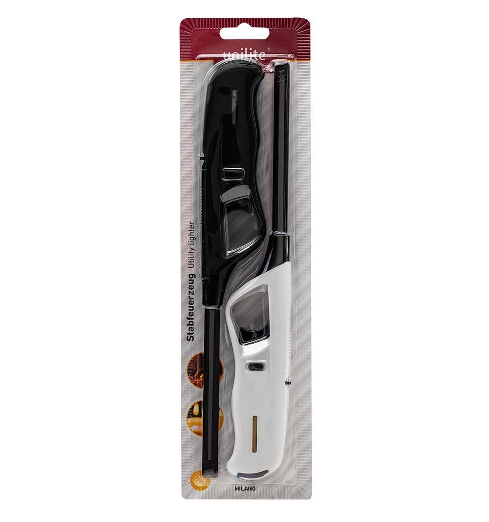 Unilite Feuerzeug Unilite Stabfeuerzeug Milano NT HC-4 2er Blister