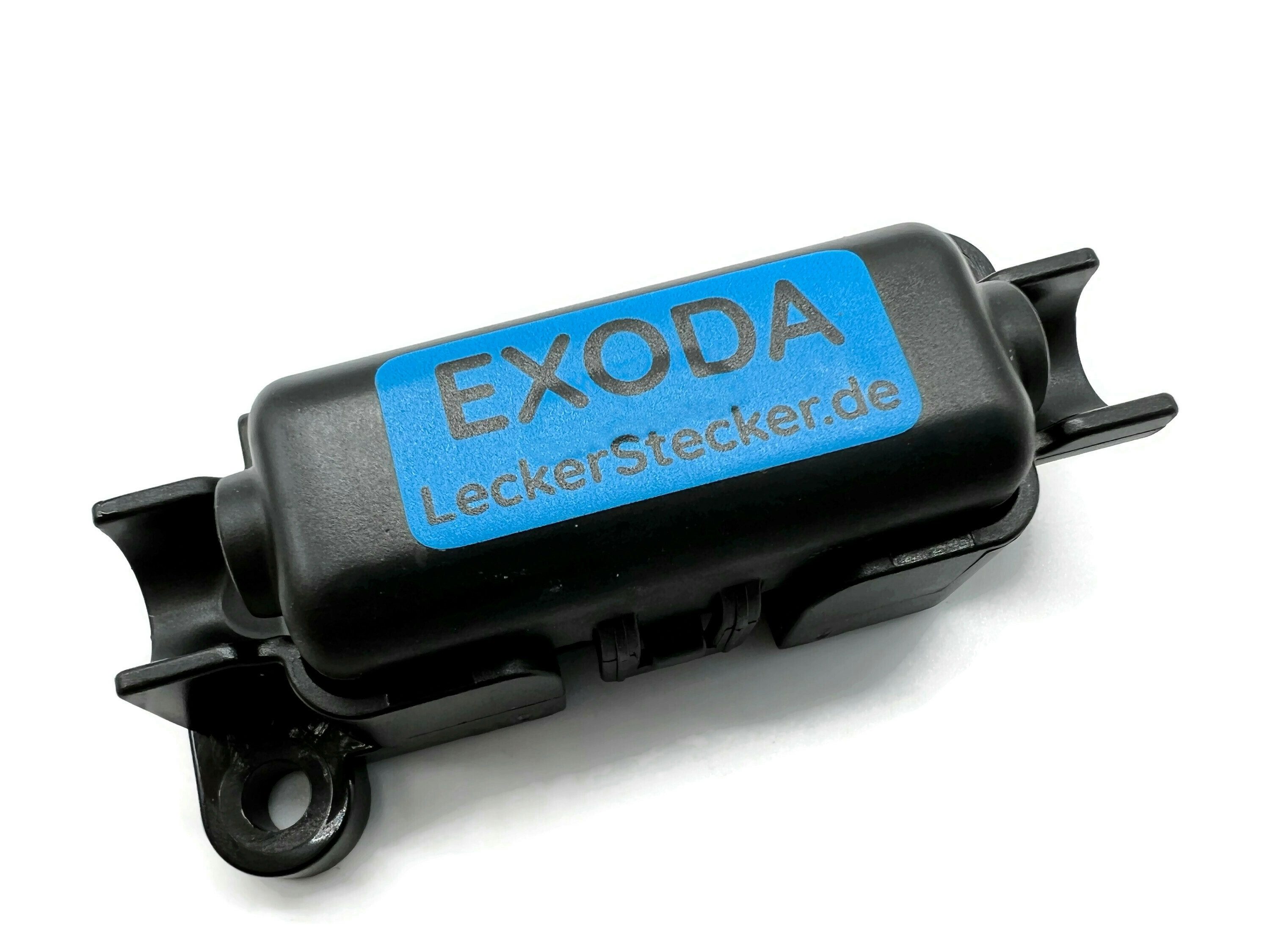 eXODA Sicherungshalter für Small Fuse Streifen-Sicherungen, 125 A, 32, 1-polig, (Set, 1-St., Gehäuse mit Metalleinsatz für die Sicherungsmontage), Einfache Montage
