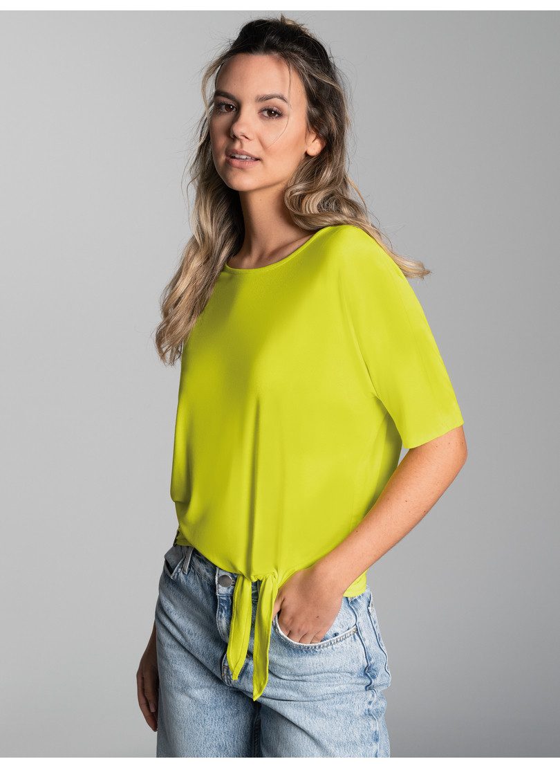 Trigema T-Shirt TRIGEMA T-Shirt mit modischem Knoten (1-tlg) günstig online kaufen