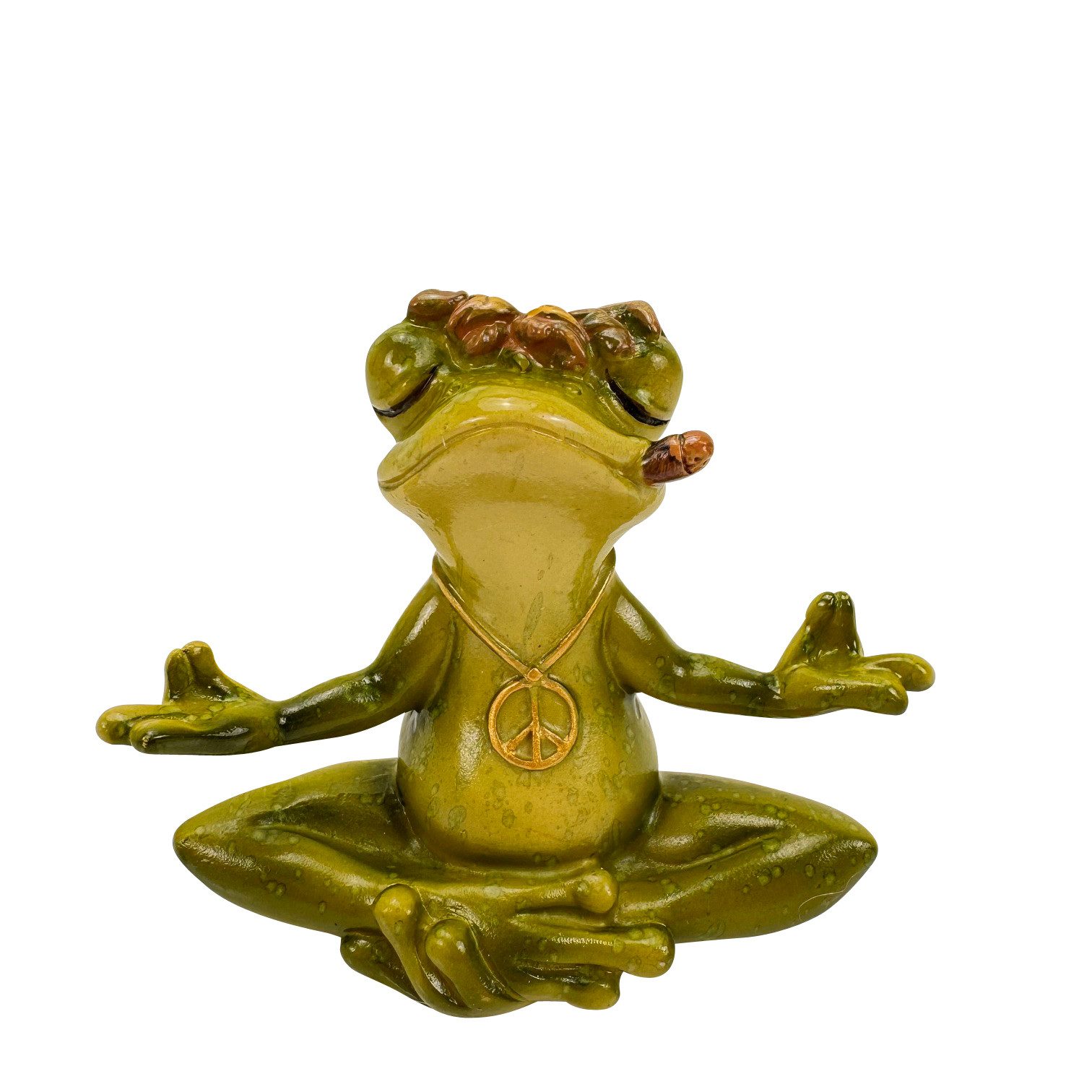 Online-Fuchs Gartenfigur - Deko Figuren Set YOGA Frosch für Garten, Heim od günstig online kaufen