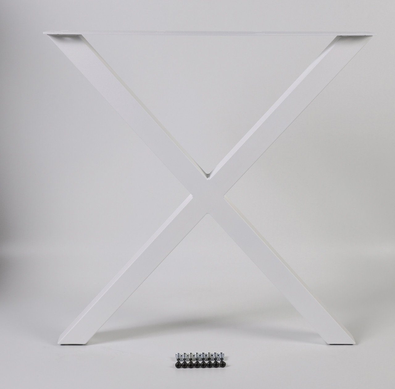 DIEDA Tischbein Dieda Tischbein X-Form weiß Maße (L x B x H): 71,0