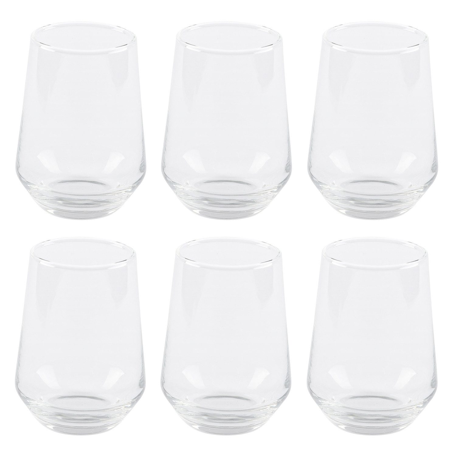 Gläser-Set Trinkgläser CARA, 390 ml Fassungsvermögen
